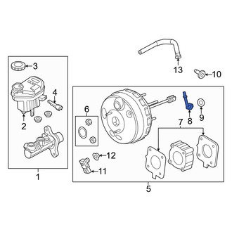 Ford OE - Power Brake Booster Check Valve