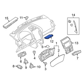 Ford OE - Front HVAC Temperature Control Panel