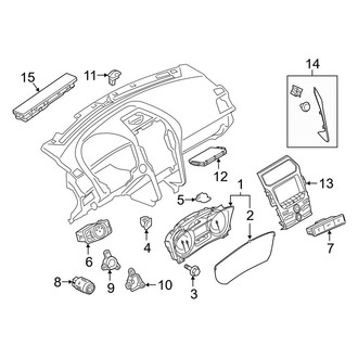 Ford OE - Instrument Panel - Cluster & Switches (Platinum / Sport)