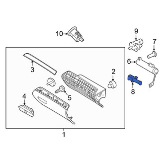Ford OE - Glove Box Strap Pin