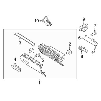 Ford OE - Instrument Panel - Glove Box