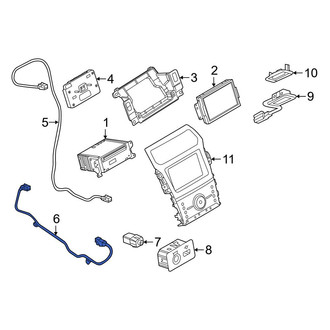 Ford OE - GPS Navigation System Antenna Cable