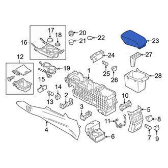 Ford OE - Front Console Armrest