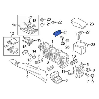 Ford OE - Front Center Console Trim Panel