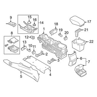 Ford OE - Front Console