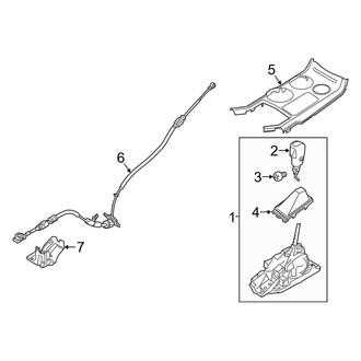 Ford OE - Console - Shifter Housing (6F55, 6F50 Transmission)
