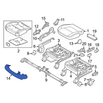 Ford OE - Front Left Seat Trim Panel