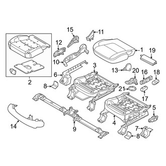 Ford OE - Seats & Tracks - Front Seat Components (Seat Cushion)