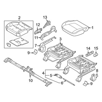 Ford OE - Seats & Tracks - Front Seat Components (Seat Cushion)