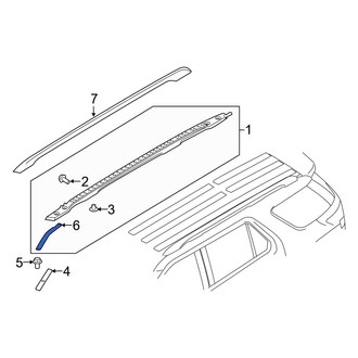 Ford OE - Front Right Roof Rack Cover