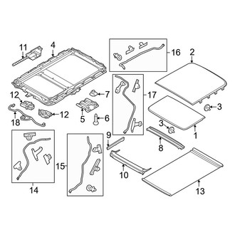 Ford OE - Roof - Sunroof (With Sunroof)