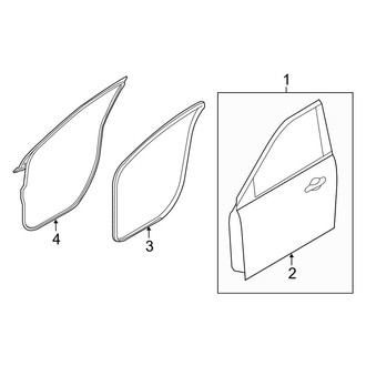 Ford OE - Front Door - Door & Components