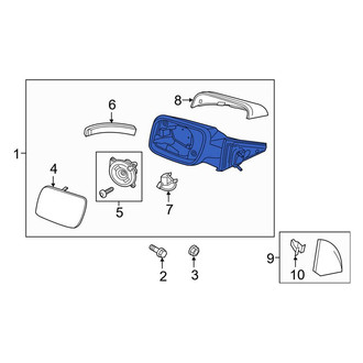 Ford OE - Front Right Door Mirror