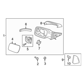 Ford OE - Front Door - Outside Mirrors