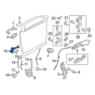 Ford OE - Front Door Check