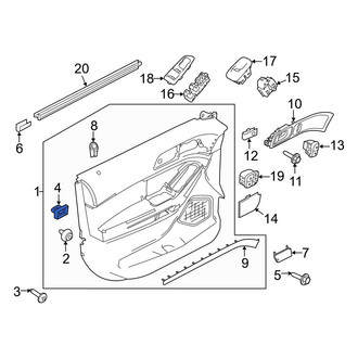 Ford OE - Door Interior Trim Panel Nut