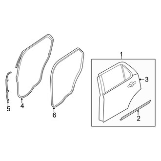 Ford OE - Rear Door - Door & Components