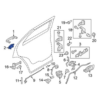 Ford OE - Front Left Exterior Door Handle Cover