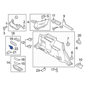 Ford OE - 12 Volt Accessory Power Outlet Cover
