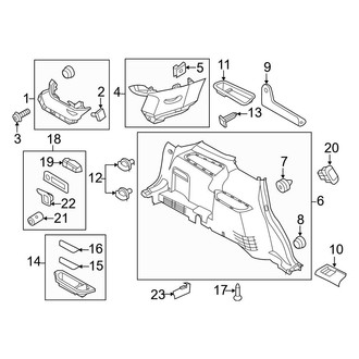 Ford OE - Quarter Panel - Interior Trim (Driver Side)