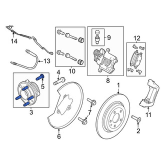 Ford OE - Wheel Lug Stud