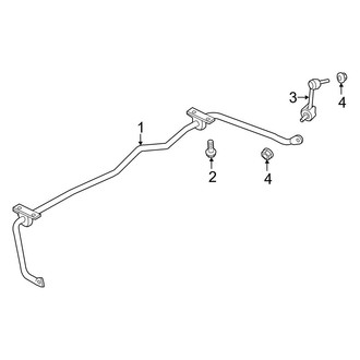 Ford OE - Rear Suspension - Stabilizer Bar & Components (AWD)