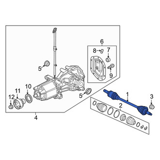 Ford OE - Rear Right CV Axle Assembly