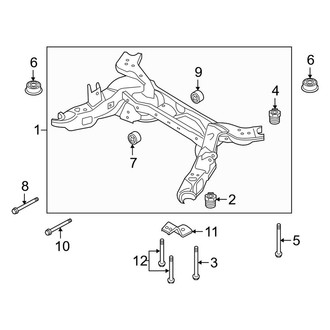 Ford OE - Rear Suspension - Suspension Mounting