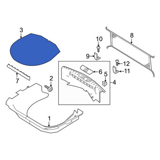 Ford OE - Rear Floor Storage Compartment Lid