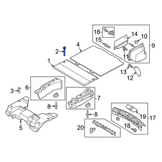 Ford OE - Floor Cover Panel Bolt