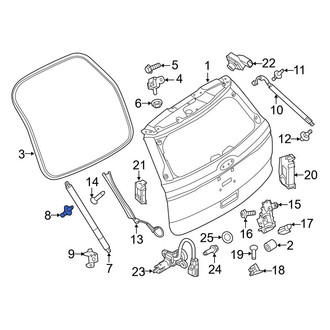 Ford OE - Rear Lower Liftgate Support Strut Holder