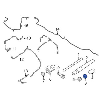 Ford OE - Outer Wiper Arm Nut