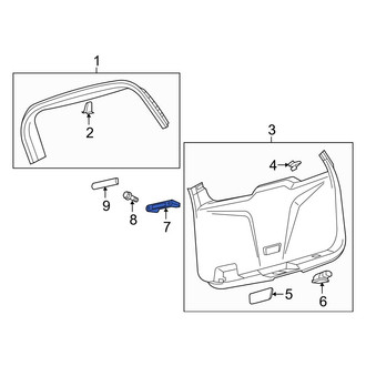Ford OE - Rear Liftgate Pull Handle