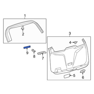 Ford OE - Liftgate Pull Handle Cap