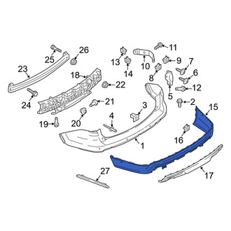 Ford OE - Rear Lower Bumper Cover