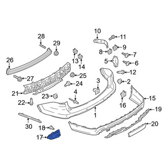 Ford OE - Rear Left Bumper Cover Spacer Panel