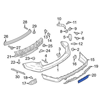 Ford OE - Rear Bumper Trim