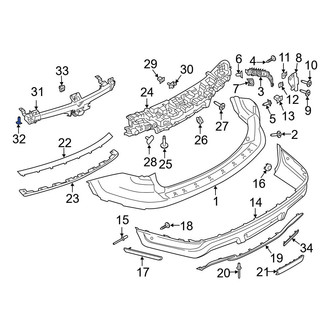 Ford OE - Trailer Hitch Receiver Bolt