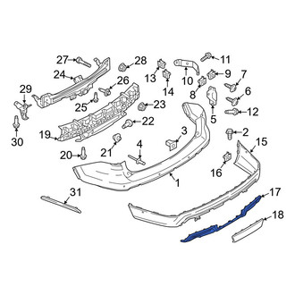 Ford OE - Rear Valance Panel