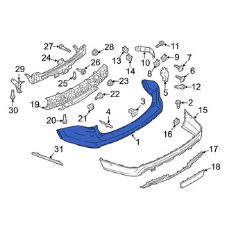 Ford OE - Rear Lower Bumper Cover