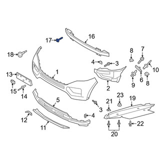 Ford OE - Bumper Impact Bar Bolt