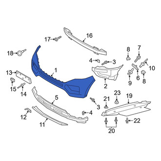 Ford OE - Front Upper Bumper Cover
