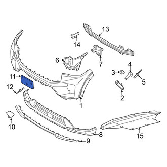Ford OE - Front License Plate Bracket