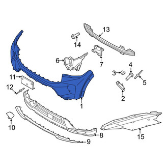 Ford OE - Front Upper Bumper Cover