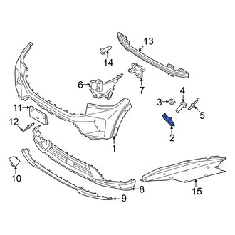 Ford OE - Right Bumper Cover Bracket