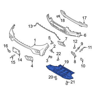 Ford OE - Front Radiator Support Splash Shield