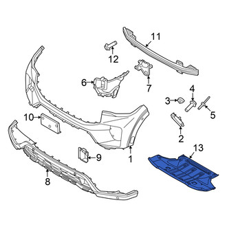 Ford OE - Front Radiator Support Splash Shield