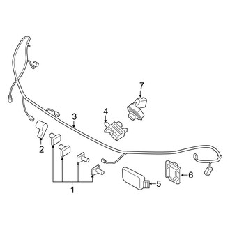 Ford OE - Front Bumper - Electrical Components (W/O Timberline)