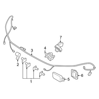 Ford OE - Front Bumper - Electrical Components (Active / Active 100A / Platinum / ST / ST-Line)