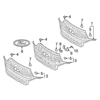 Ford OE - Grille & Components (W/O Timberline)